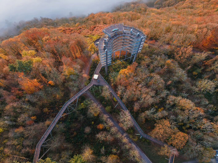 Saarschleife, Mettlach, Aussichtspunkt Cloef