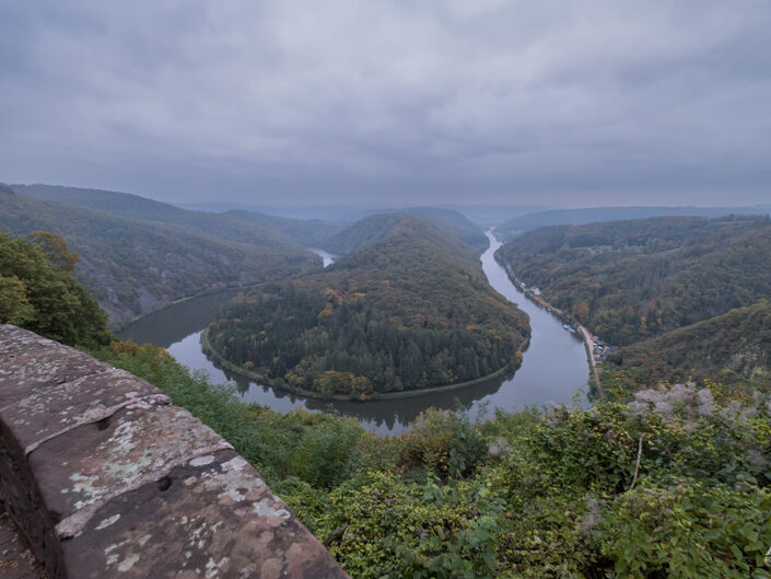 Saarschleife, Mettlach, Aussichtspunkt Cloef